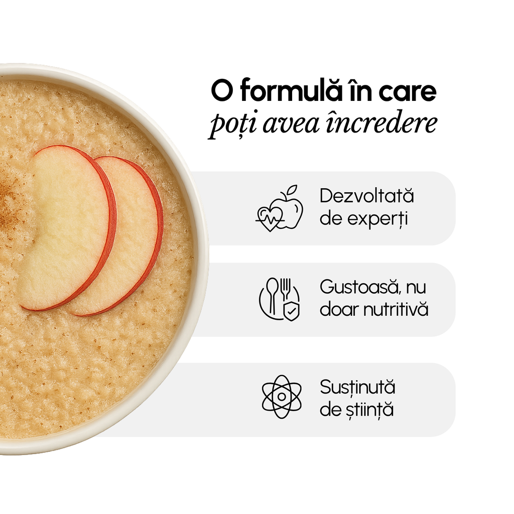 Porridge de Ovăz cu Aromă de Măr și Scorțișoară Fitóniq