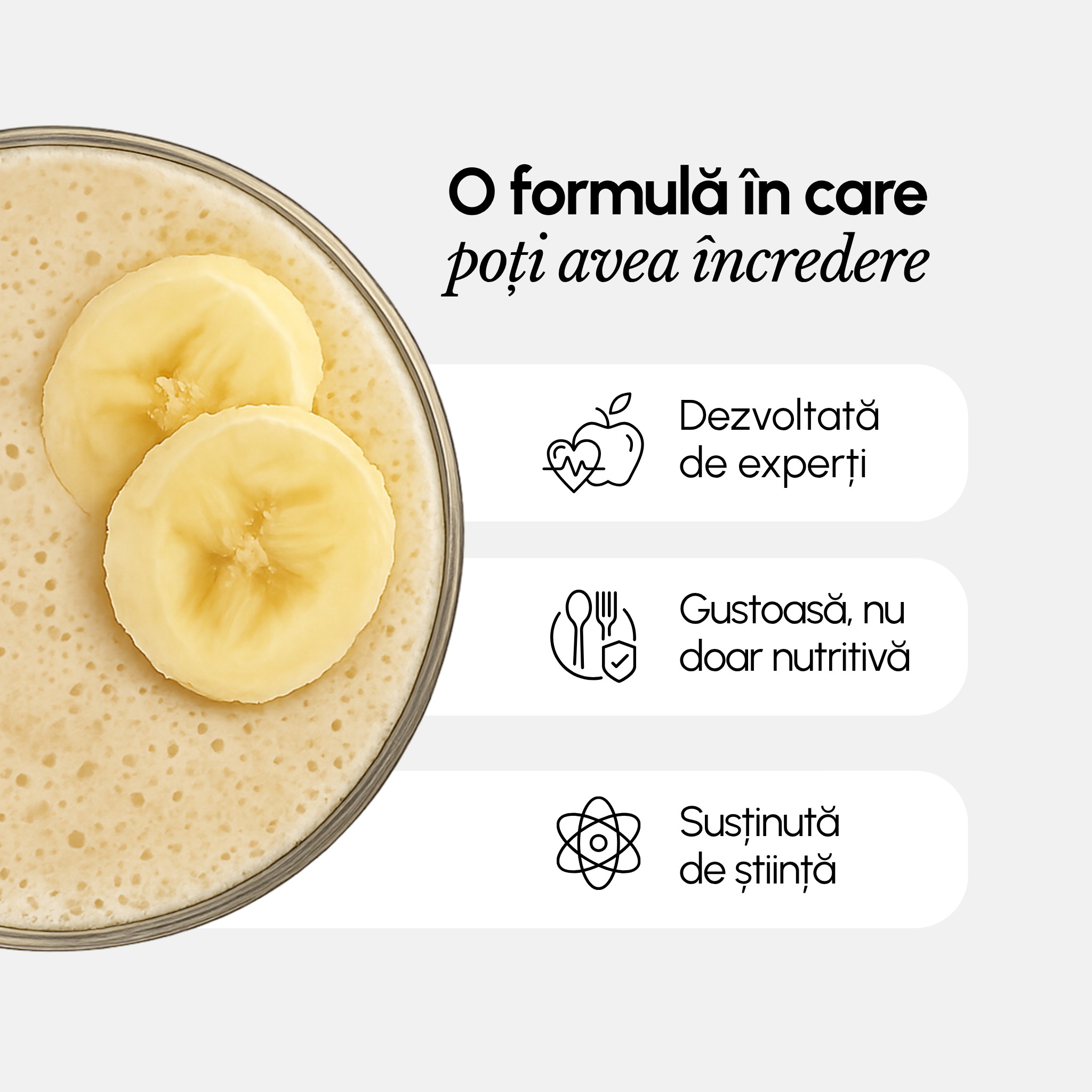 Shake cu Aromă de Banane Fitóniq