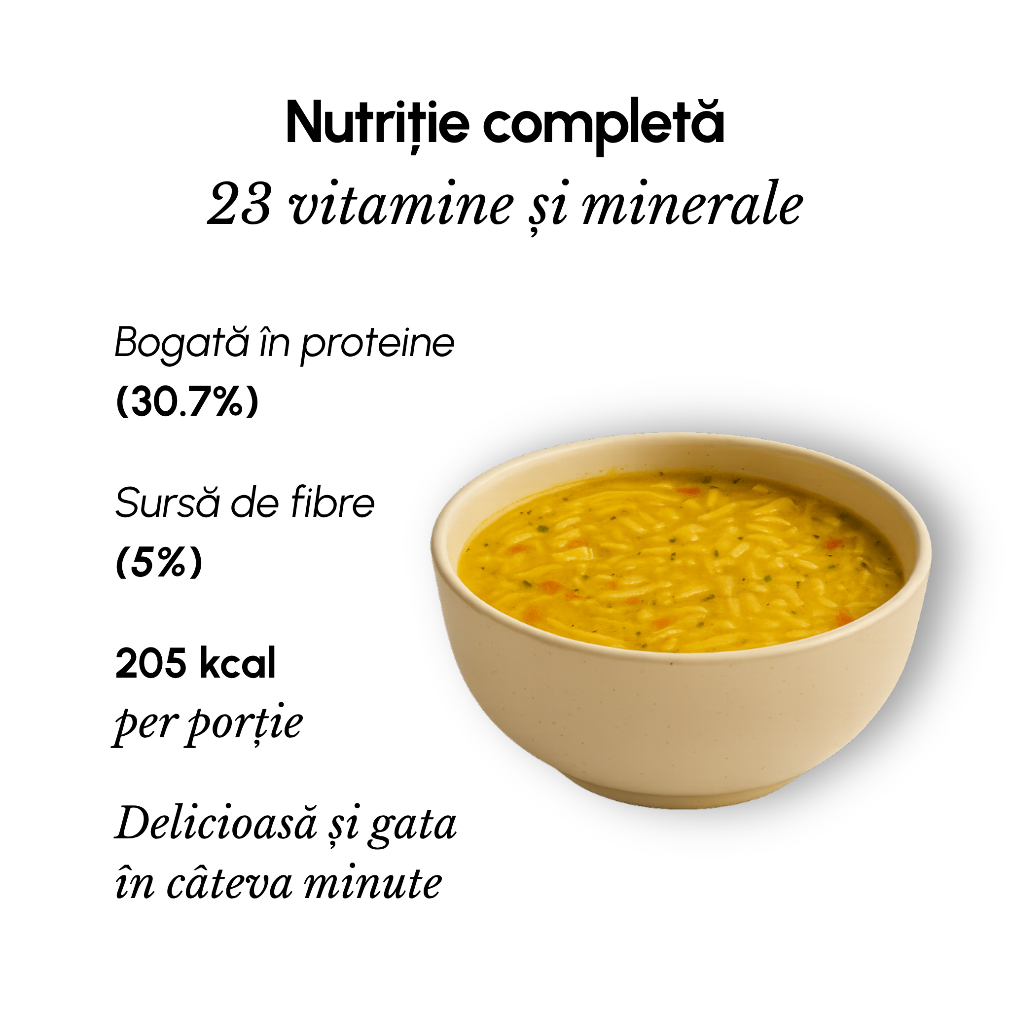 Supă de Tăiței cu Aromă de Curry de Pui Fitóniq